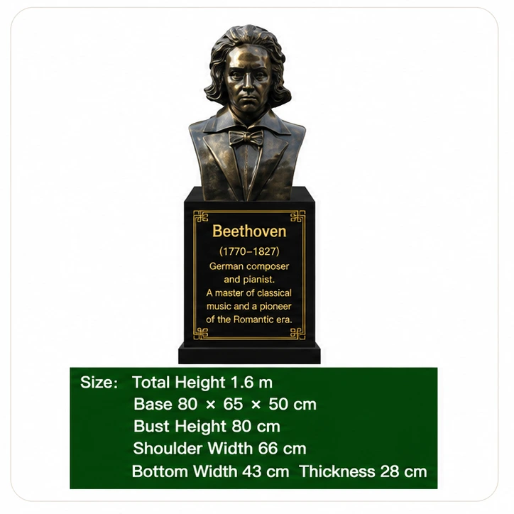 Beethoven Bust Sculpture