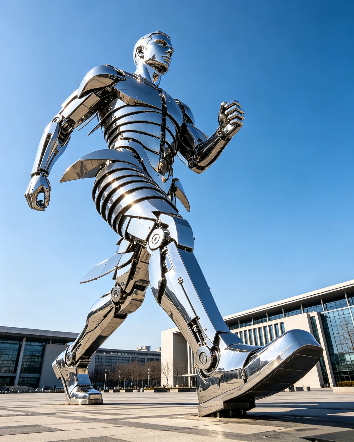 Running Figure Sculpture