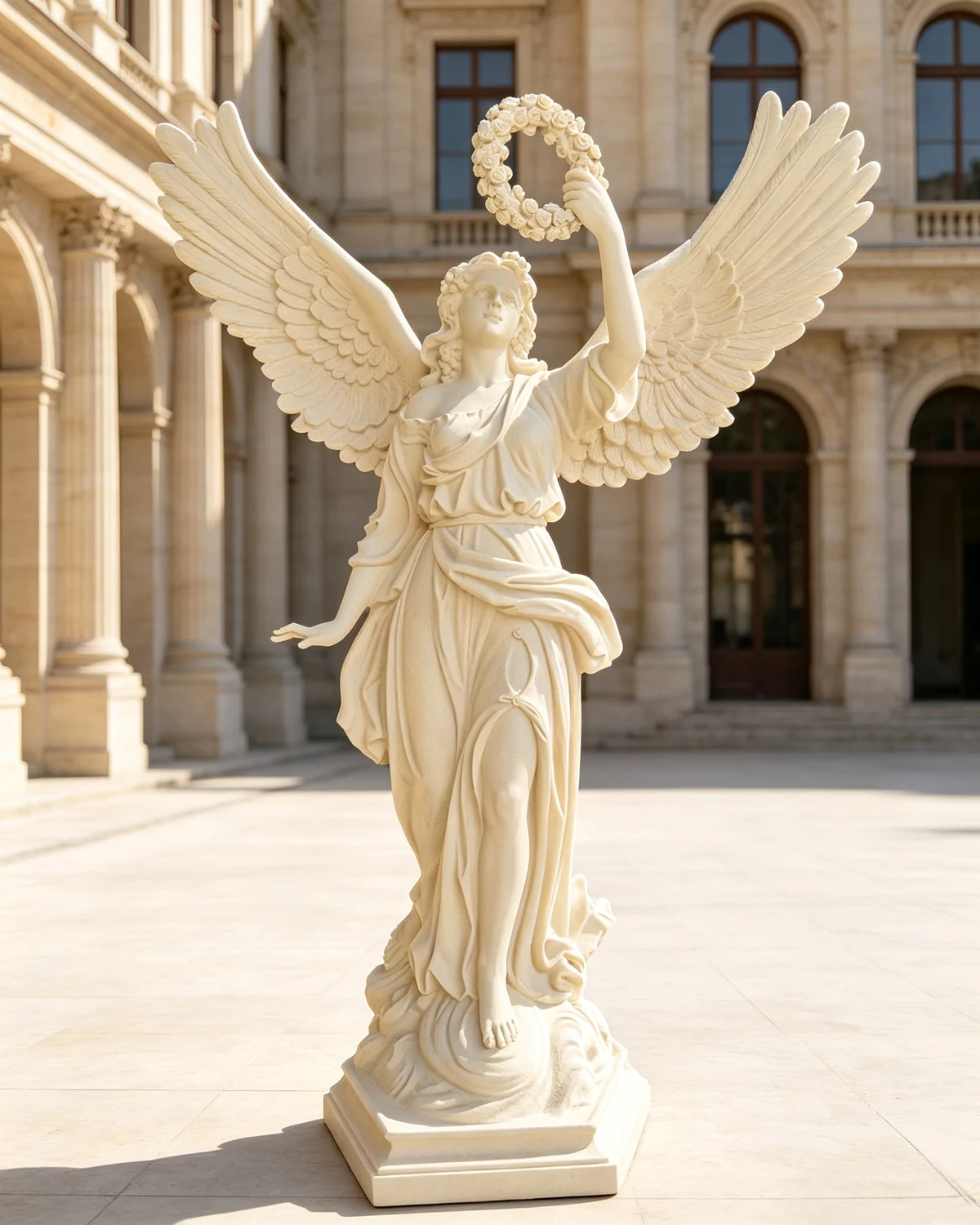 Western Stone Figure Sculpture