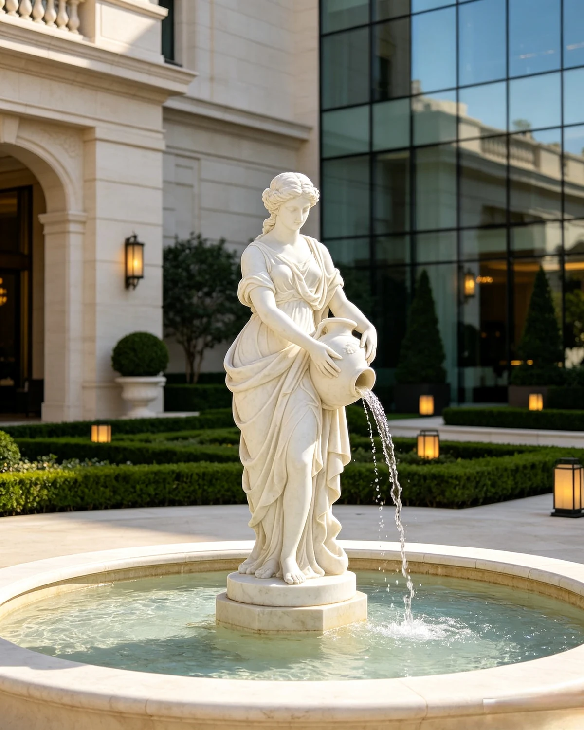 Garden Water Feature Statue